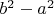 $b^2-a^2$