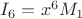 $I_6=x^6M_1$