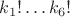 $k_{1}!\dots k_{6}!$