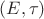 $(E,\tau)$