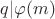 $q|\varphi(m)$