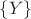 $\{Y\}$