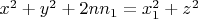 $x^2+y^2+2nn_1=x_1^2+z^2$