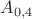 $A_{0,4}$