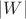 $|W|$