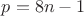 $p=8n-1$