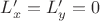 $L'_x=L'_y=0$