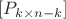 $[P_{k\times n-k}]$