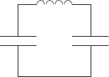 $$\begin{xy} /r1cm/:,
(0,0);(0,0.875)**@{-};
(-0.5,0.875);(0.5,0.875)**@{-};(-0.5,1.125);(0.5,1.125)**@{-};
(0,1.125);(0,2)**@{-};
(0.5,2)**@{-};
(0.625,2)*\cir(0.125,0){u_d};(0.875,2)*\cir(0.125,0){u_d};(1.125,2)*\cir(0.125,0){u_d};(1.375,2)*\cir(0.125,0){u_d};
(1.5,2);(2,2)**@{-};
(2,1.125)**@{-};
(1.5,0.875);(2.5,0.875)**@{-};(1.5,1.125);(2.5,1.125)**@{-};
(2,0.875);(2,0)**@{-};(0,0)**@{-};
\end{xy}$$