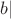 $b\vert$