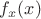 $f_x(x)$