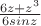$\frac{6z+z^3}{6sinz}$
