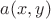 $a(x, y)$