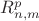 $R^p_{n, m}$