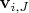 $\mathbf{v}_{i,J}$