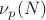 $\nu_p(N)$