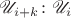 $\mathscr U_{i+k}\colon\mathscr U_i$