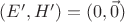 $(E', H') = (0, \vec0)$