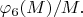 $\varphi_6(M)/M.$