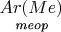 $\underset{\text{\it теор}}{Ar(Me)}$