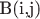 B(i,j)