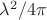 $\lambda^2/4\pi$