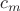 $c_{m}$ $c_{m}$