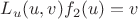 $L_u(u, v) f_2(u) = v$
