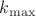 $k_{\max}$