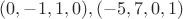 $(0,-1,1,0),(-5, 7, 0,1)$
