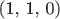 (1, 1, 0)
