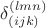 $\delta_{(ijk)}^{(lmn)}$