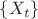 $\left\lbrace X_{t}\right\rbrace$