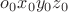 $o_0 x_0 y_0 z_0$