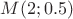 $M(2;0.5)$