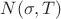 $N(\sigma , T )$