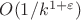 $O(1/k^{1+\varepsilon})$