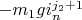 $-m_1 g i_n^{j_2+1}$