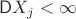 $\mathsf{D}X_j<\infty$