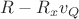 $R-R_xv_Q$