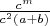 $\frac{c^m}{c^2(a+b)}$