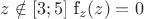 $z\notin[3;5]$ f_z(z)=0