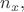 $n_x,$