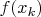 $f(x_k)$
