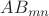 $AB_{mn}$