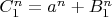 $C_1^n = a^n + B_1^n$