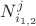 $N_{i_{1,2}}^j$