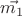 $\vec{m_1}$