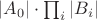 $|A_0| \cdot \prod_i |B_i|$