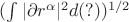$(\int|\partial r^\alpha |^2 d(?) )^{1/2}$